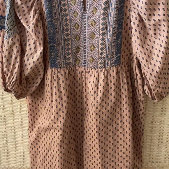 By Anthropologie Embroidered Tunic Mini Dress - Picture 14 of 16